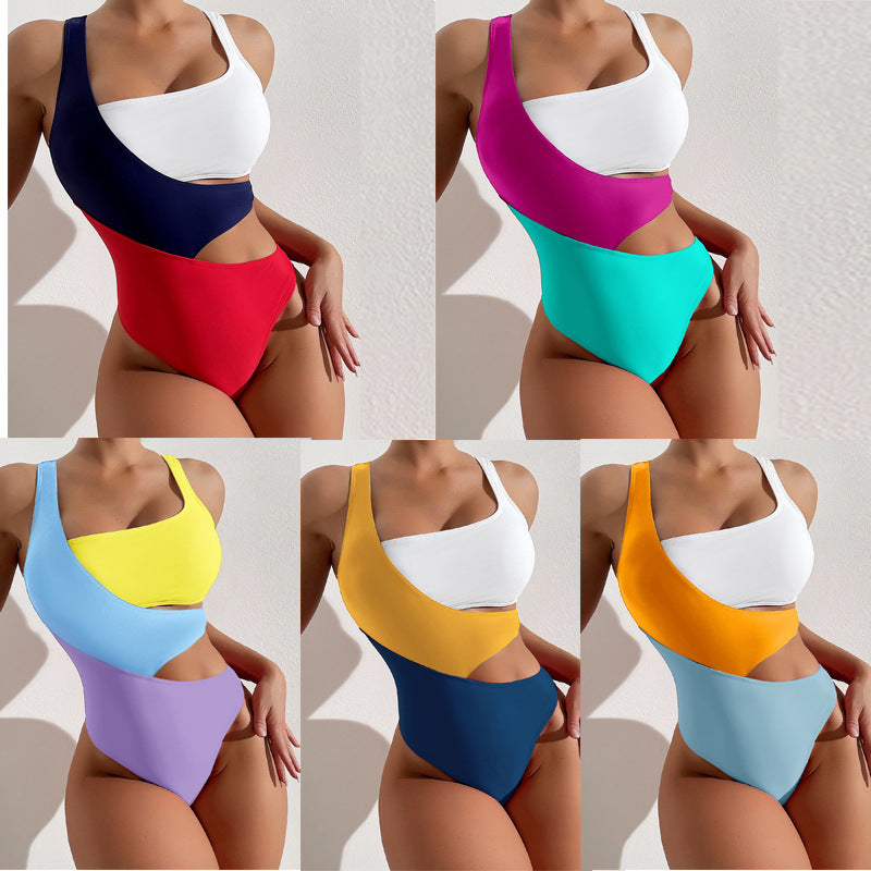 Color Block Swimsuit (Color Options)