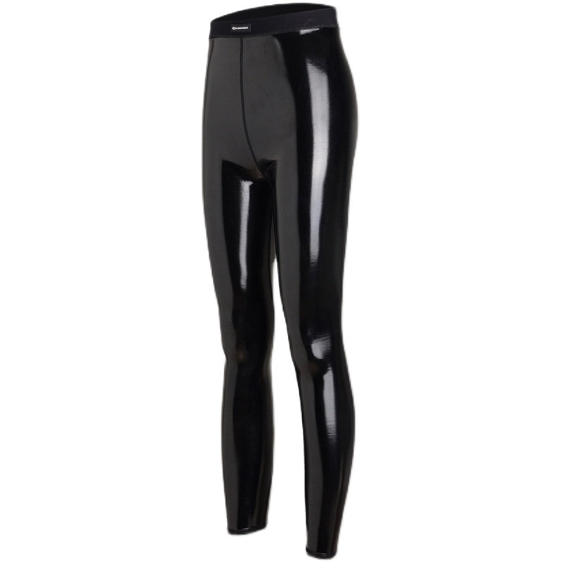 Women's Patent Leather Glossy Bae Pants