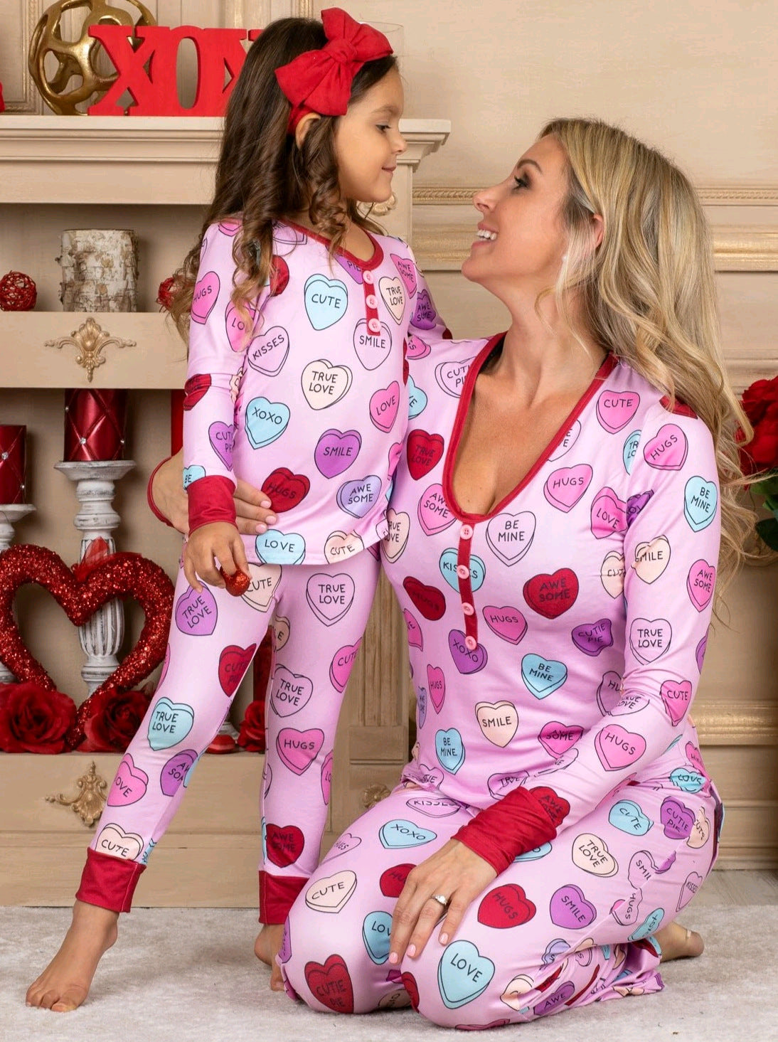 Conjunto de pijama Sweet Hearts Mommy &amp; Me