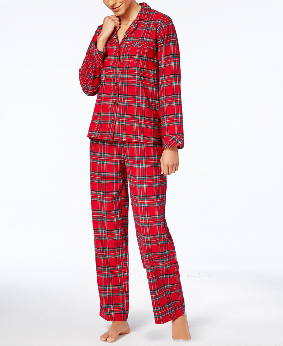 Plaid Print Family Pajamas