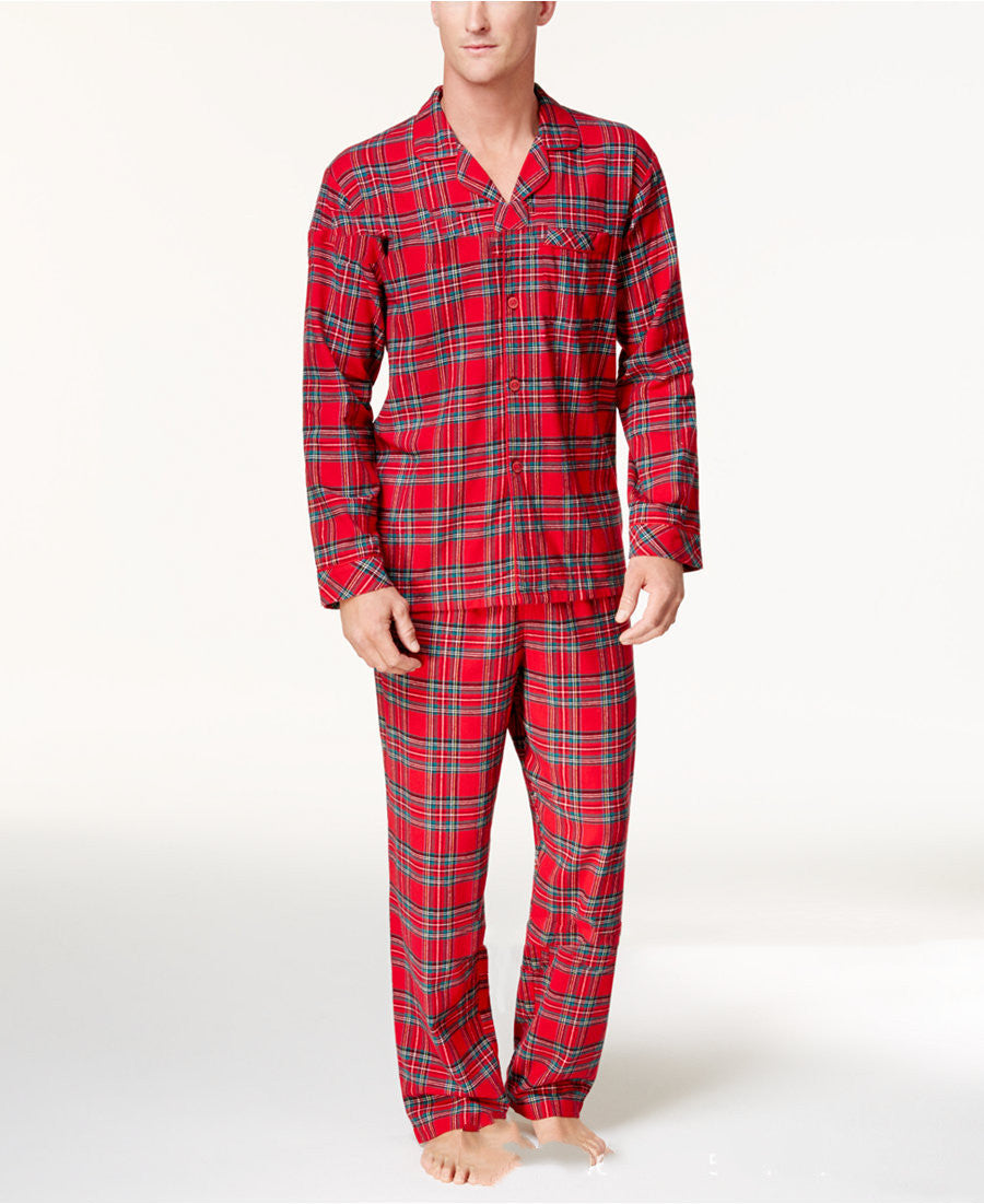 Plaid Print Family Pajamas