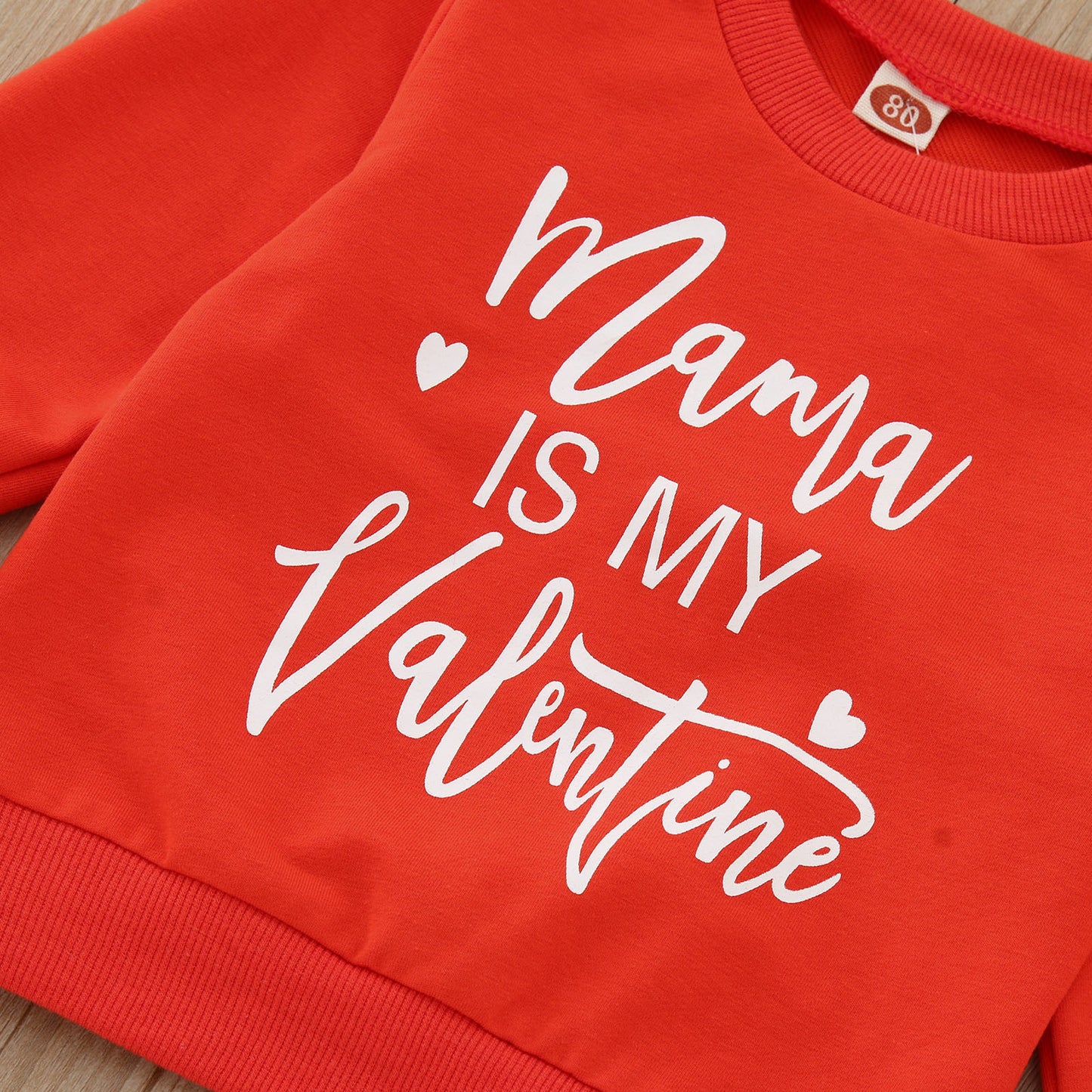 Mama is my Valentine Kids Sweatshirt