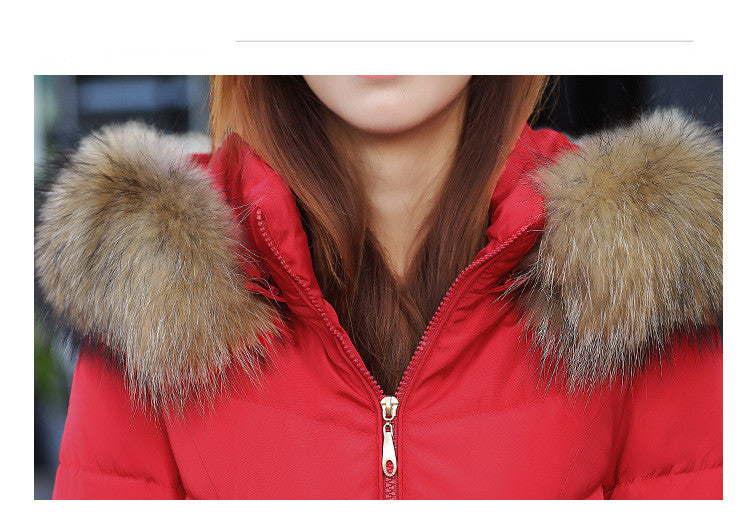 Mid-length Thick Padded Down Coat