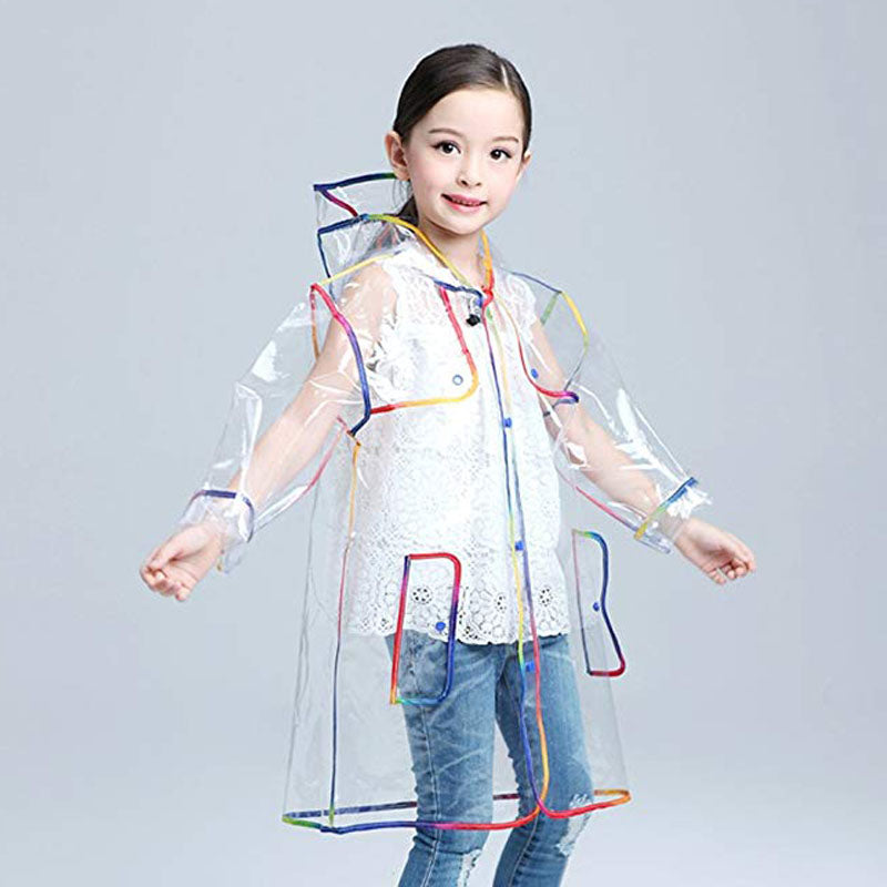 Transparenter Regenmantel für Kinder